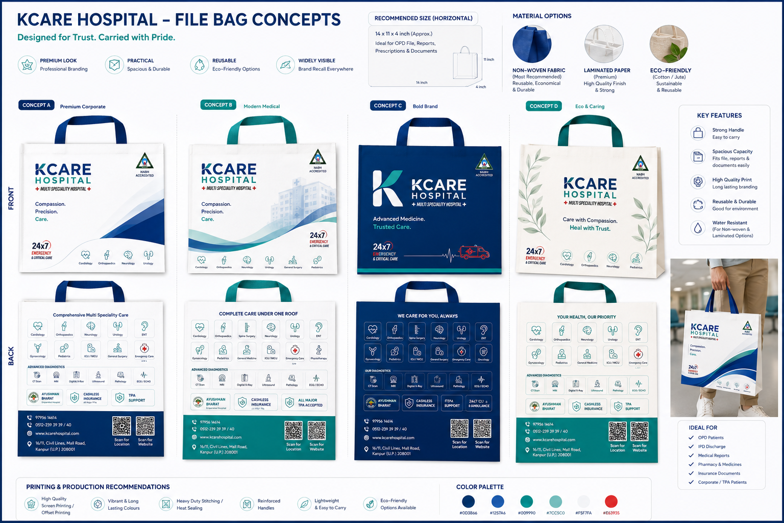 KCare file bag concepts